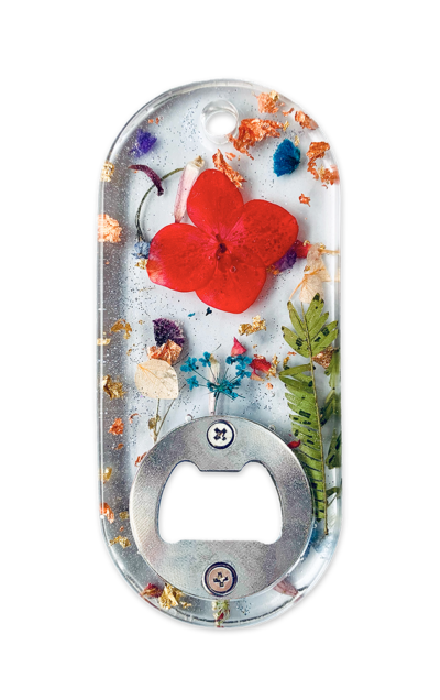 Bottle opener, floral by Jen Lashua